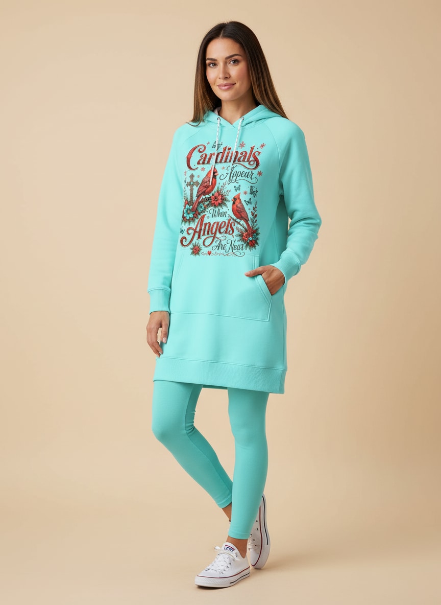 "Visited" Hoodie Dress