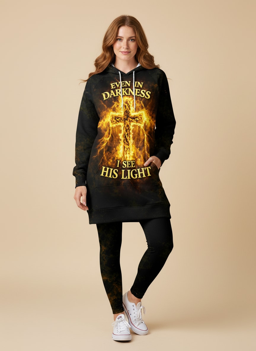 "Ablaze" Hoodie Dress
