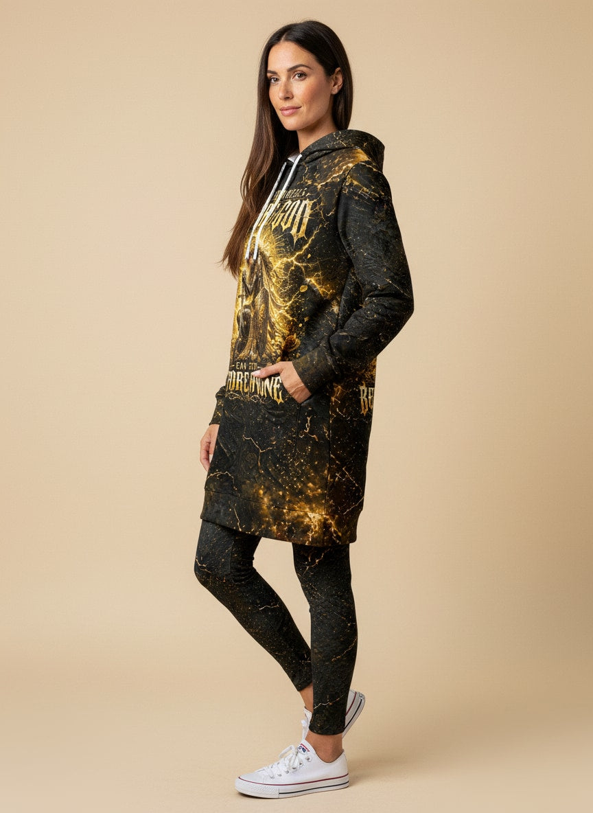 "Kneel" Hoodie Dress & Leggings Deal